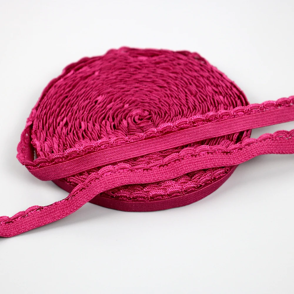 Competitive Price Custom Nylon Webbing Picot Edge Bulk Elastic Band