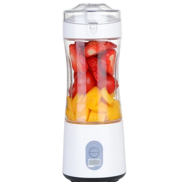 Customized 380Ml Mini Fruit  Juicer Usb Rechargeable  Fruit Cup Blender   Machine Portable Strong Power Juicer