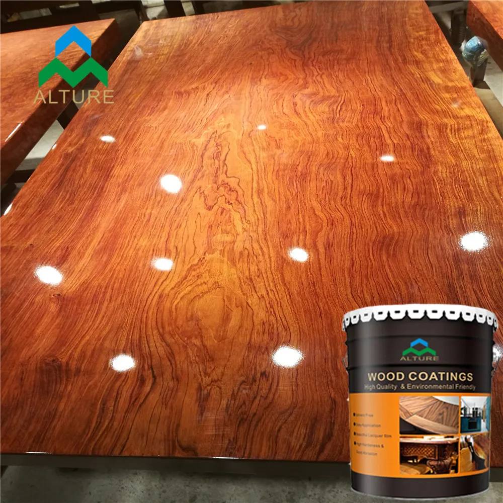 Eco-friendly Glossy Scratch Resistant wood furniture finish