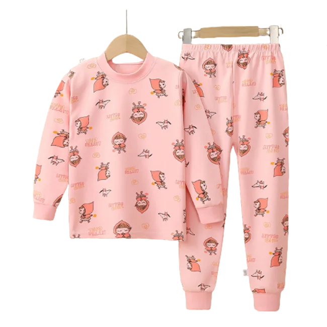 Kids Boys Sleepwear Girl Spring Cotton Sets Children Homewear Pajamas Kids Nightwear 4-10Y Teenage Clothes