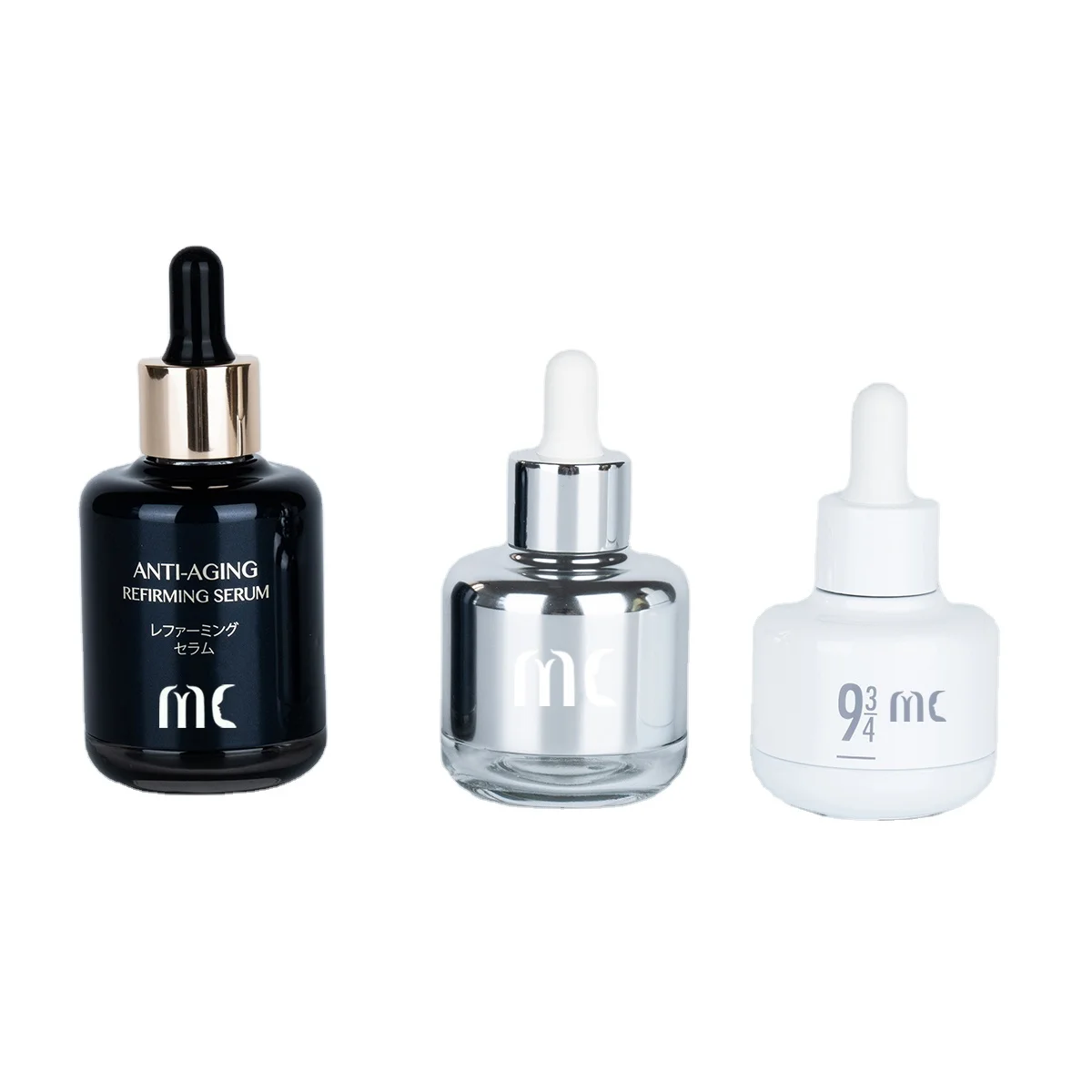 Ningbo Competitive price 30ml 50ml 60ml Glass round dropper bottle serum bottle  essence bottle
