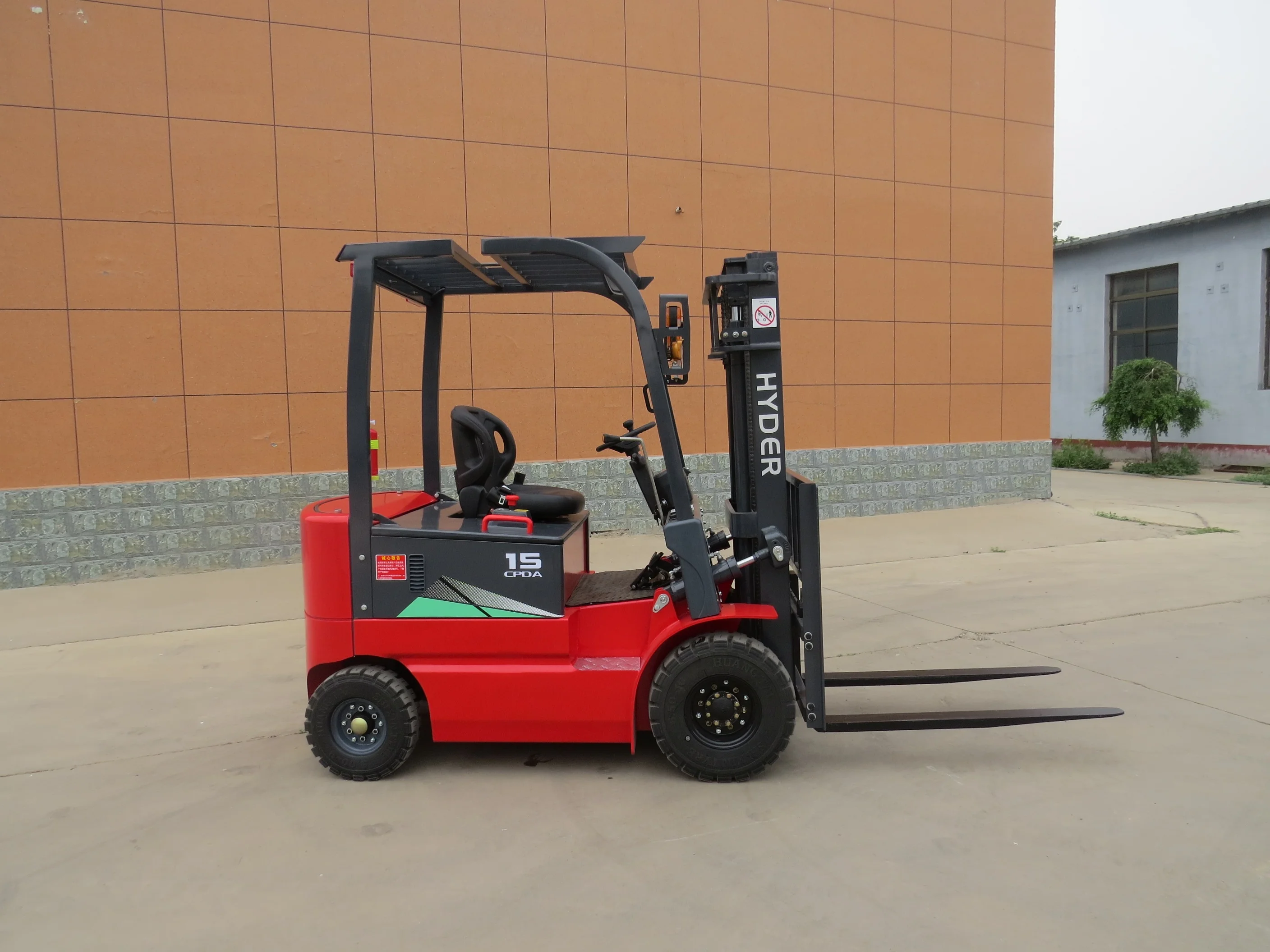 Hyder Counterbalance Fork Lift Truck 0.75t 1t 1.5t 2t 2.5t 3t Hydraulic Stacker Electric Forklifts Warehouse Use Empilhadeir