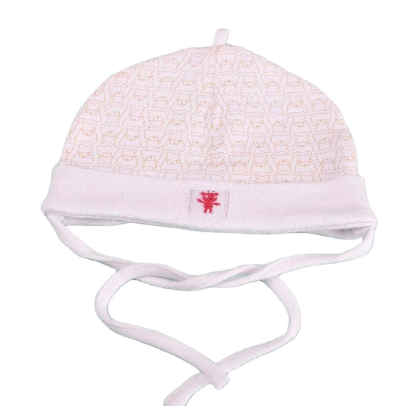 
Newborn fetal cap spring and summer baby thin spring and autumn fabric is soft and not easy to fall off 