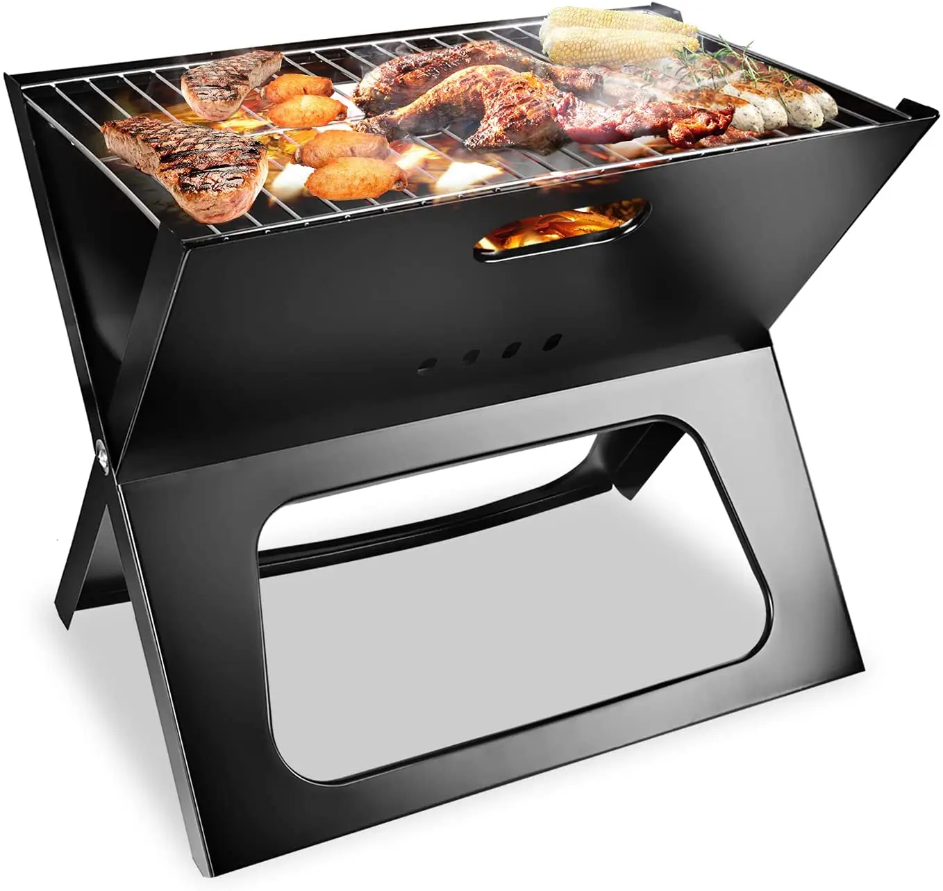 Высококачественный складной гриль для барбекю X-типа, уличная плита для кемпинга, барбекю, угля, инструменты для барбекю