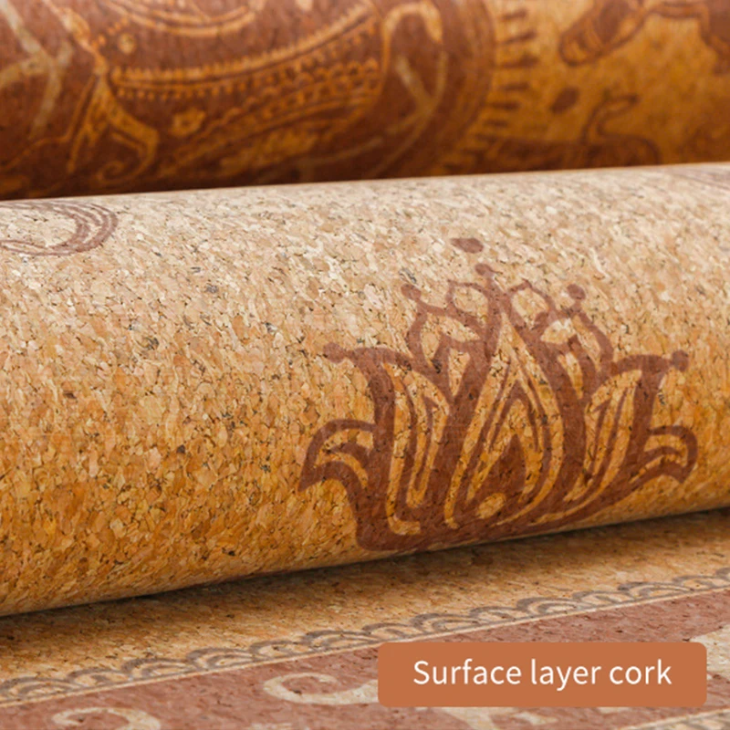 Good Nano Soft Positions Mexican Bag Usa Warehouse Grounding Sustainable Cork Yoga Mat For NET/OA/AMS 30 Days