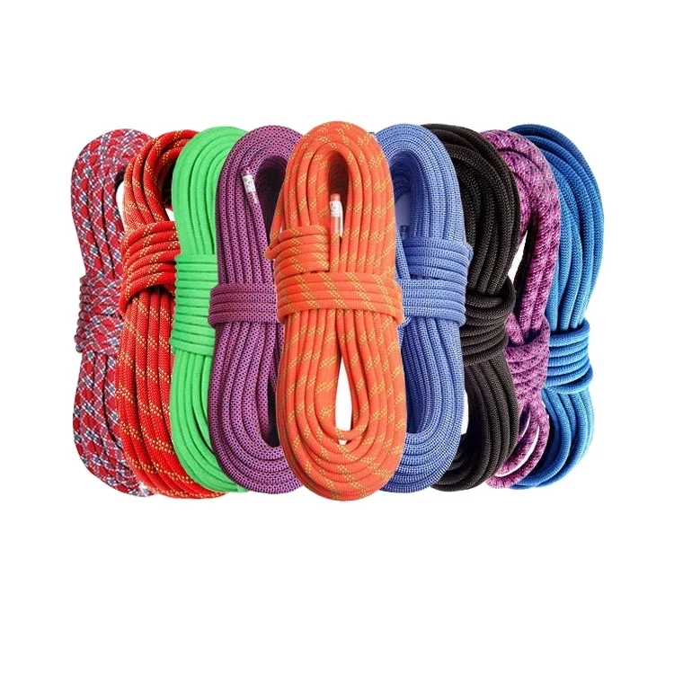 Nylon Mountaineering Rappelling Rock Static Climbing Rope