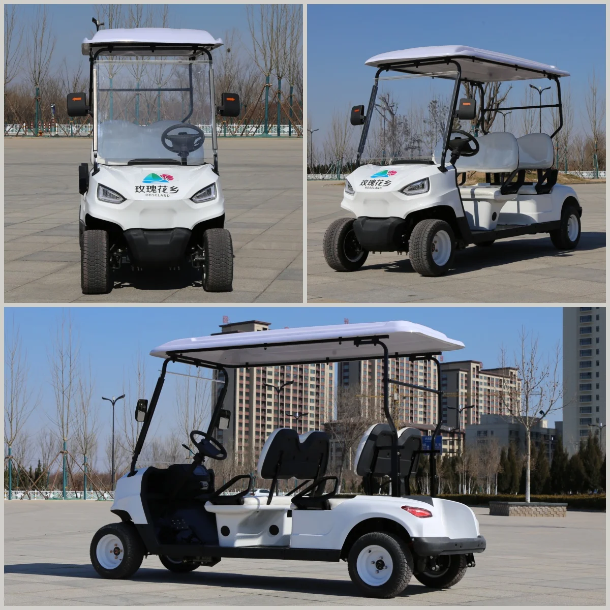 China Wholesale Manufacturers 2+4 Seater Off Road Luxury Sports Car Club Car