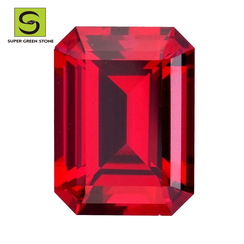 SuperGS SGSLGR07 Synthetic Real Emerald Stones Melee Loose Stone Alexandrite Gemstone Lab Grown Ruby Of Ruby Zambia