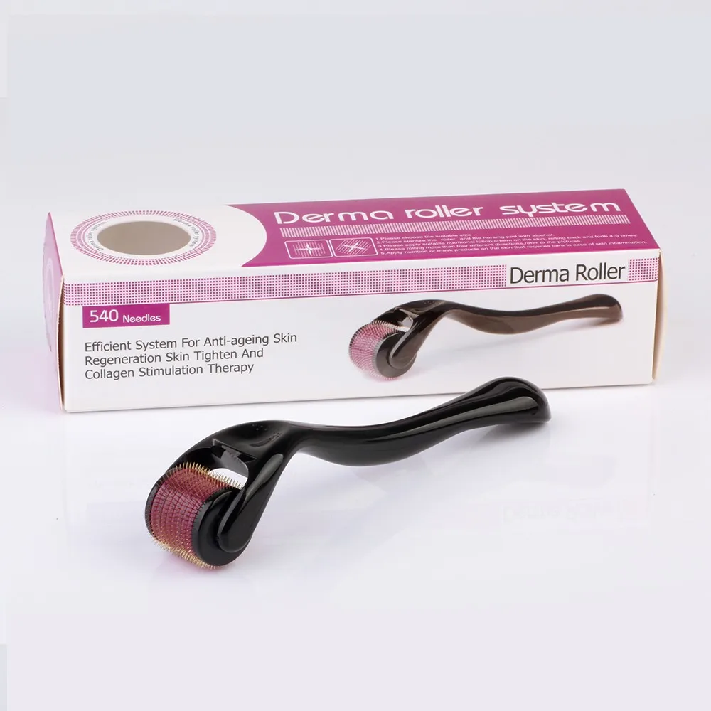 
cheap price custom hand dermaroller skin derma roller 0.5mm titanium 