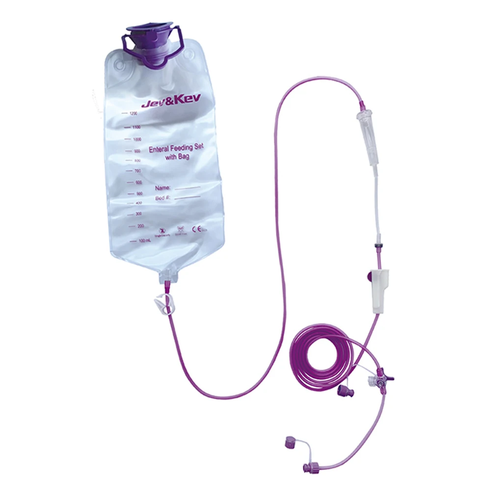 Hospital Supply Silicone Syringe Tube Gastrostomy Feeing Tube IV Set