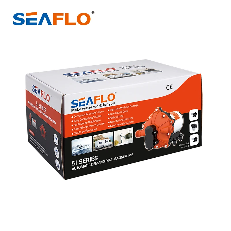 SEAFLO New Improved Waterproof and Dustproof TTI Pressure Switch Boat Water Pump