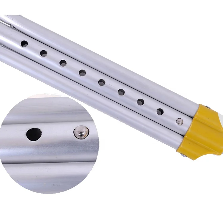 Hospital Equipment Disabled Adjustable Stainless steel Double Lifting Walking Crutches Pair Price BC0929-11