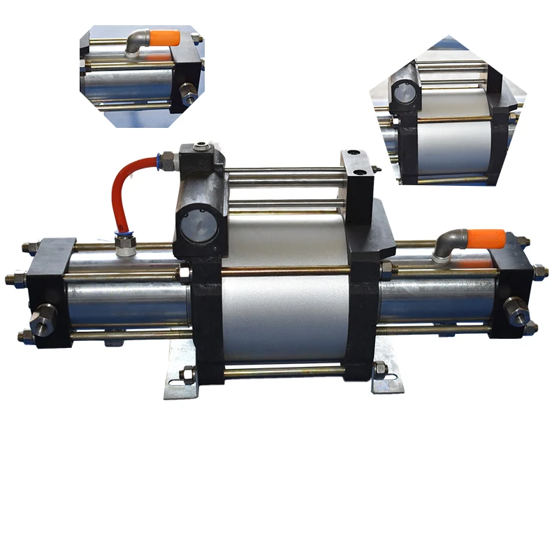 pneumatic hydrogen compressor argon/helium/nitrogen/CH4 gas compressor pump with max 50 Mpa