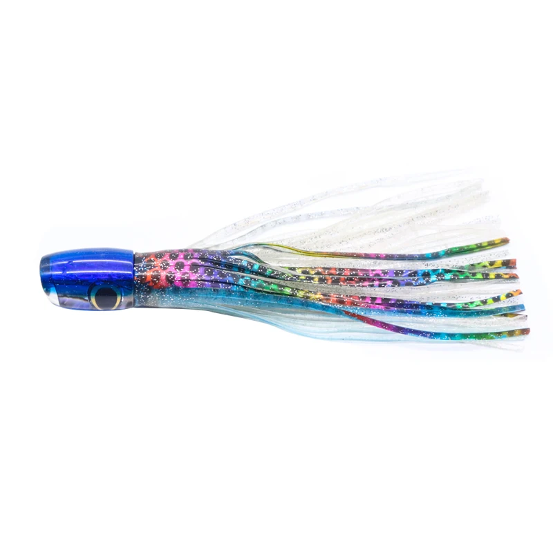 Marlin Magic Trolling Lures Big Game Tuna Skirt Head Bait Fishing Tunas 05D-041 (B13)