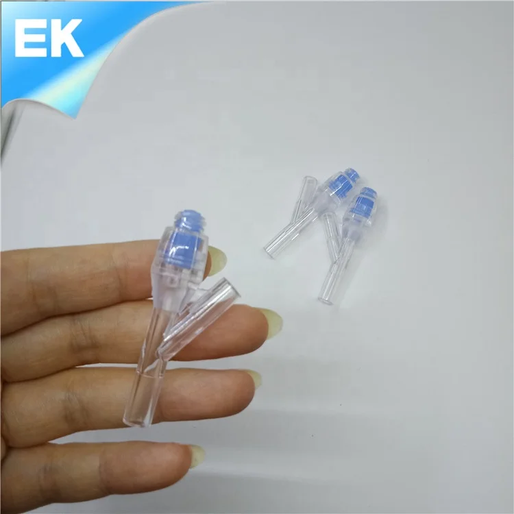 Y Type Needleless Needle Free Connector