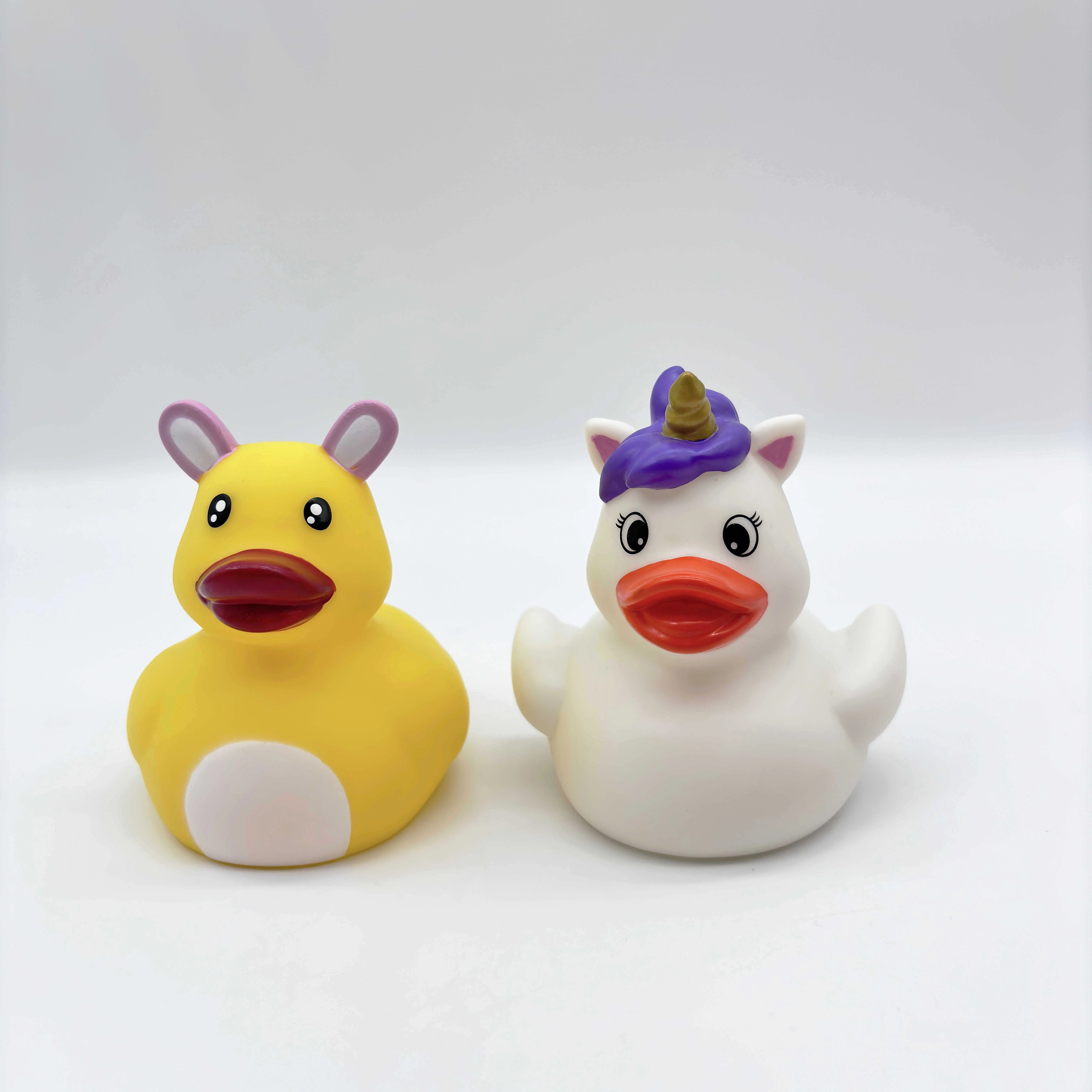 Squeaky Unicorn Duck Bath Toy Personalised Rubber Duck Baby Showers Accessories Bulk Toys Party Favors Supplies