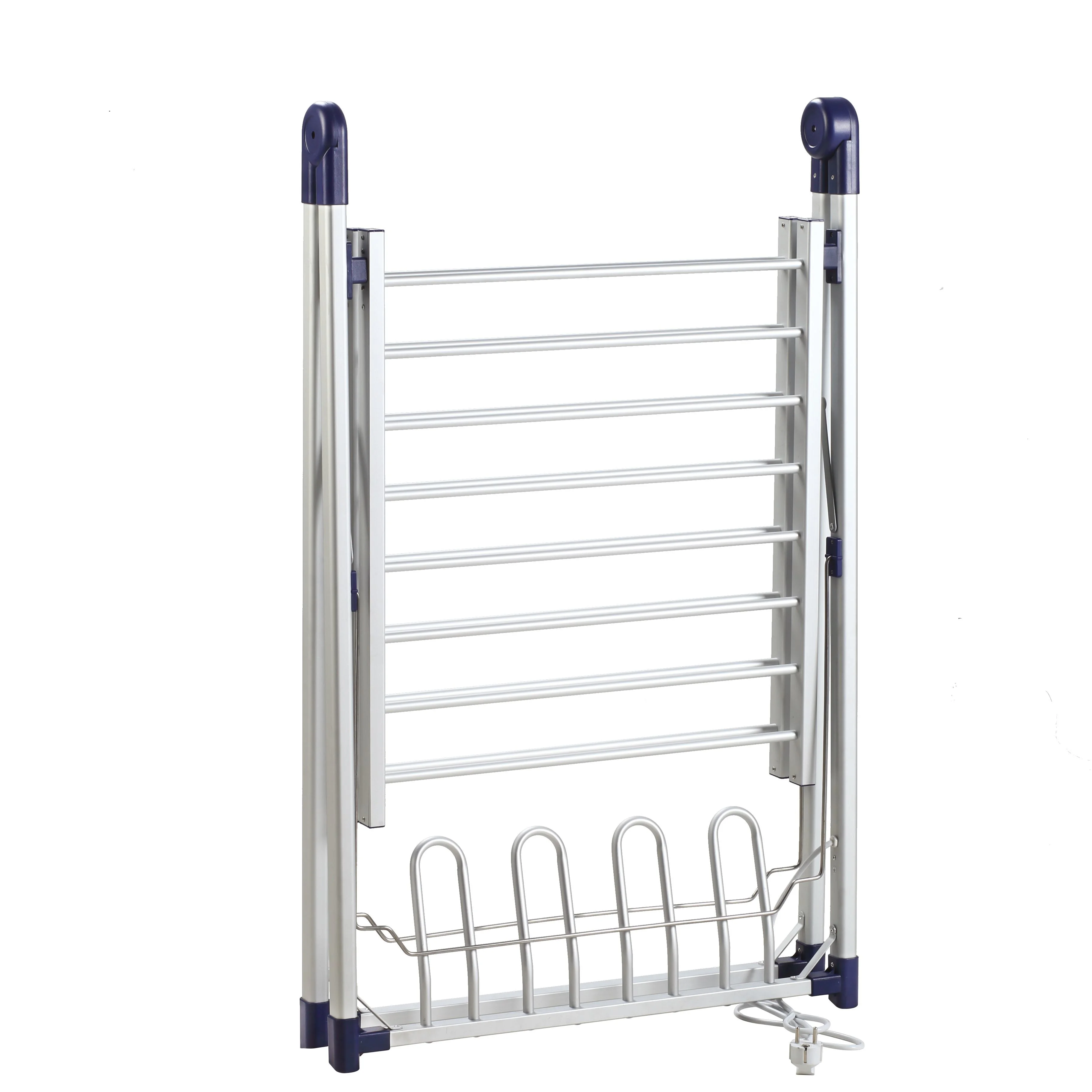 free standing electric clothes airer folding electric clothes dryer balcony clothes drying rack
