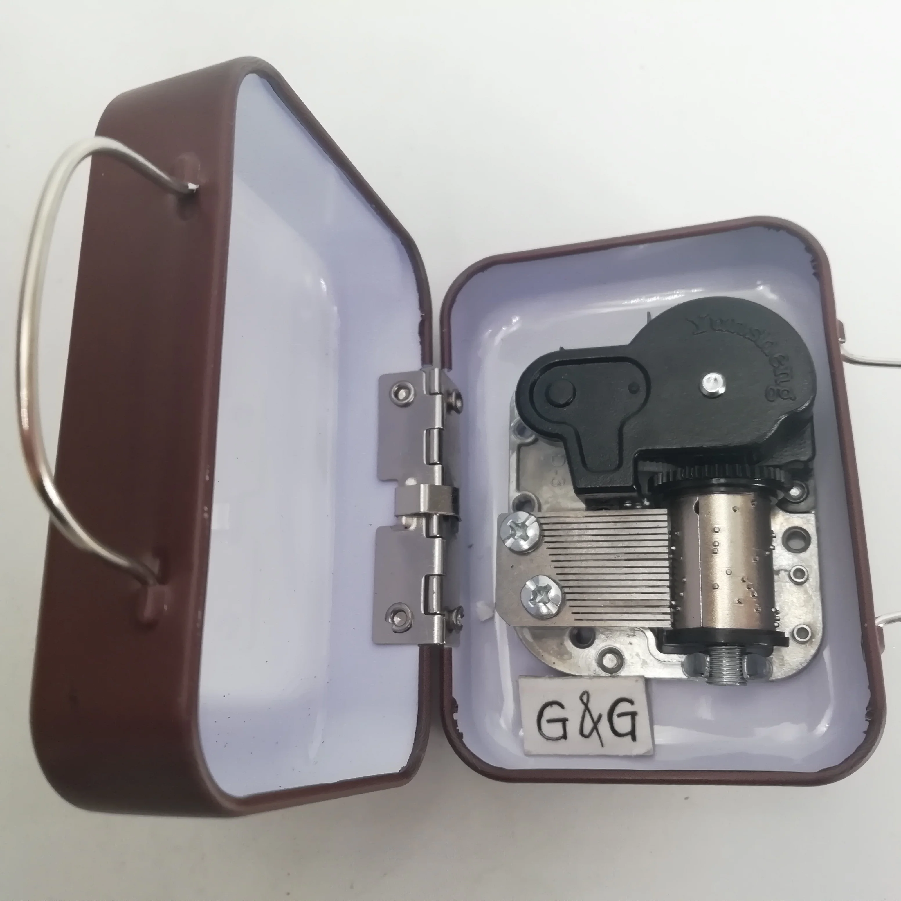 Wholesale Fashion Portable Accessories Bag Rectangular Handbag Music Box