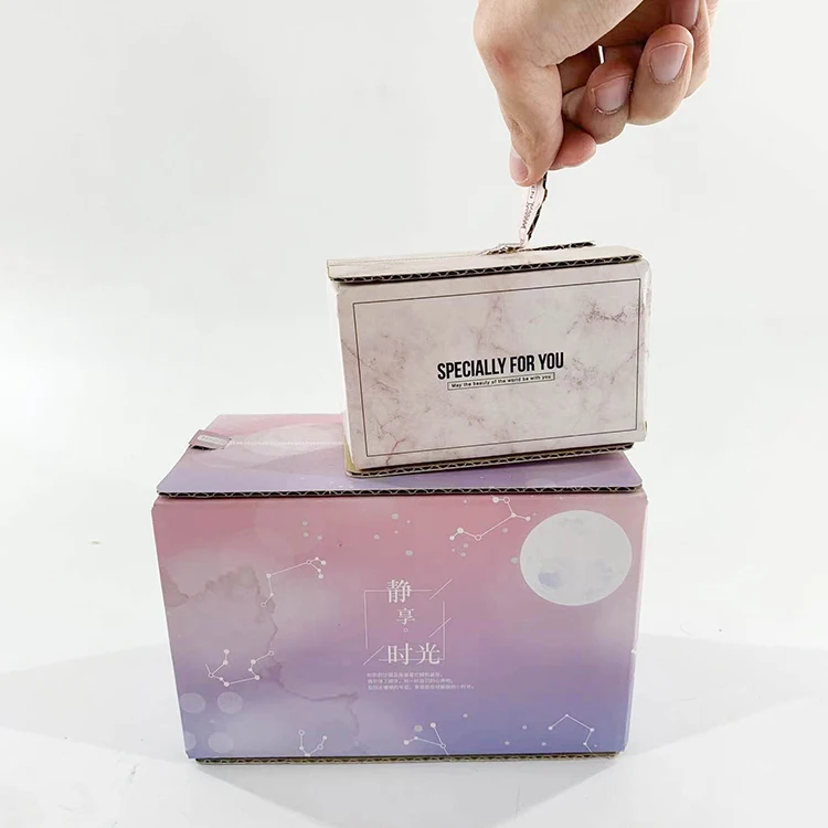 Customized Logo Fashion Unique Design Self Seal Packaging Supplies Mystery Box Mailer Box