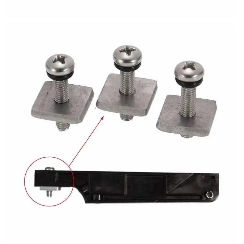 Surf Fin Hardware Kit Replacement SUP Fin Screw And Plate