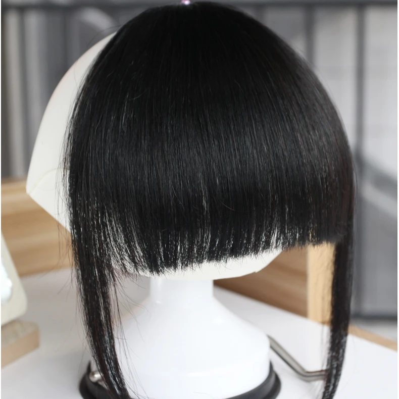 Well Priced High Quality Fashion Human Hand Tied Hair Bangs Clip-in Hair Extension