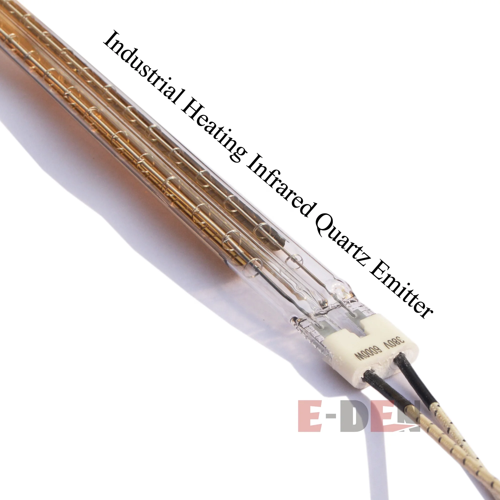 Fast Response Medium Wave 480V 6000W 1120mm Quartz Infrared Heater Tube Lamp Replacement Roland Printing Parts