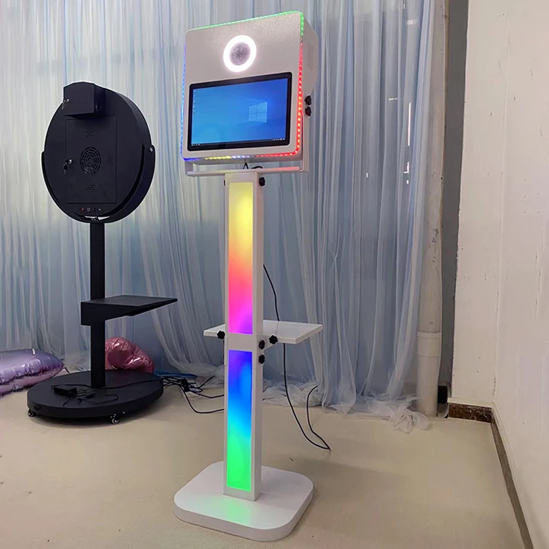 Selfie Magic Mirror Photo Booth Machine 15.6 Inch Lcd Screen Touch Booth Camera With Printer For Wedding Birthday Photo Booth