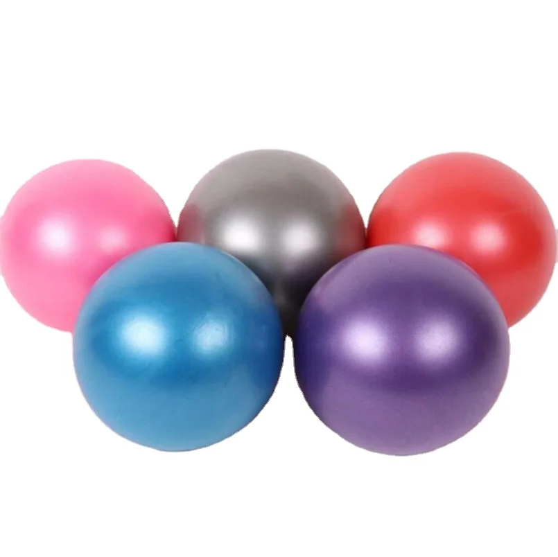 
Mini Fitness Ball Use for Pilates Inflates with Included Straw 