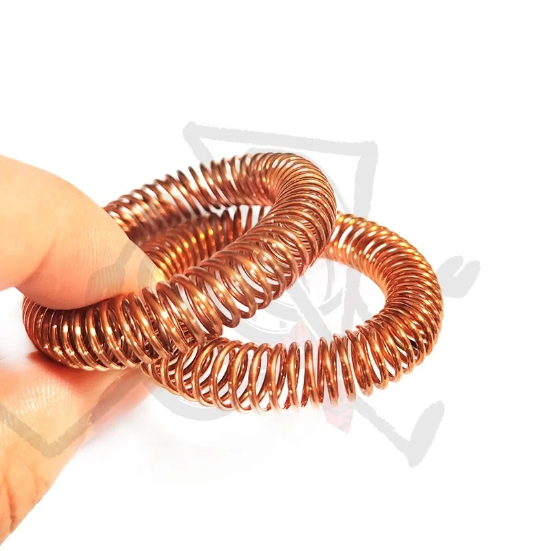 Custom Slant Coil spring Aisi 302 Professional Customized Spring Contact Canted Coil Spring