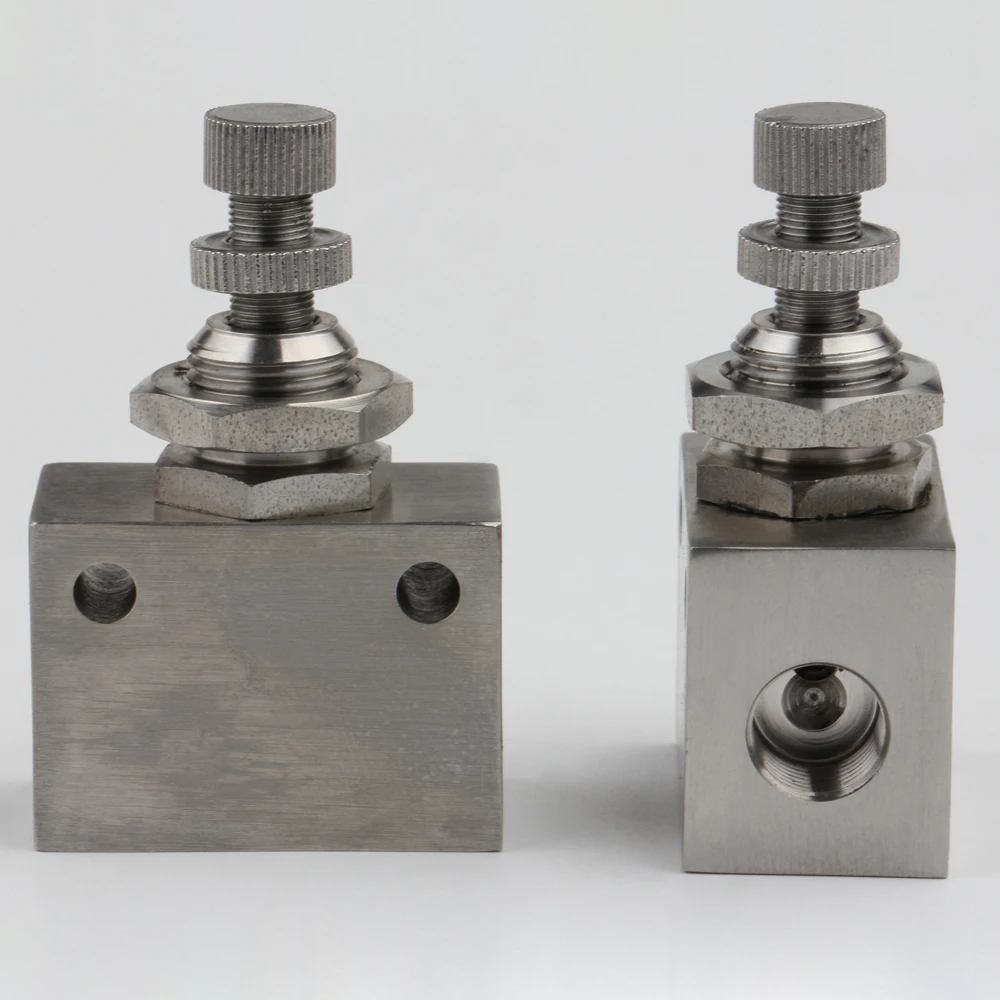 16 bar 1/4 stainless steel needle valve, bi-directional flow regulator