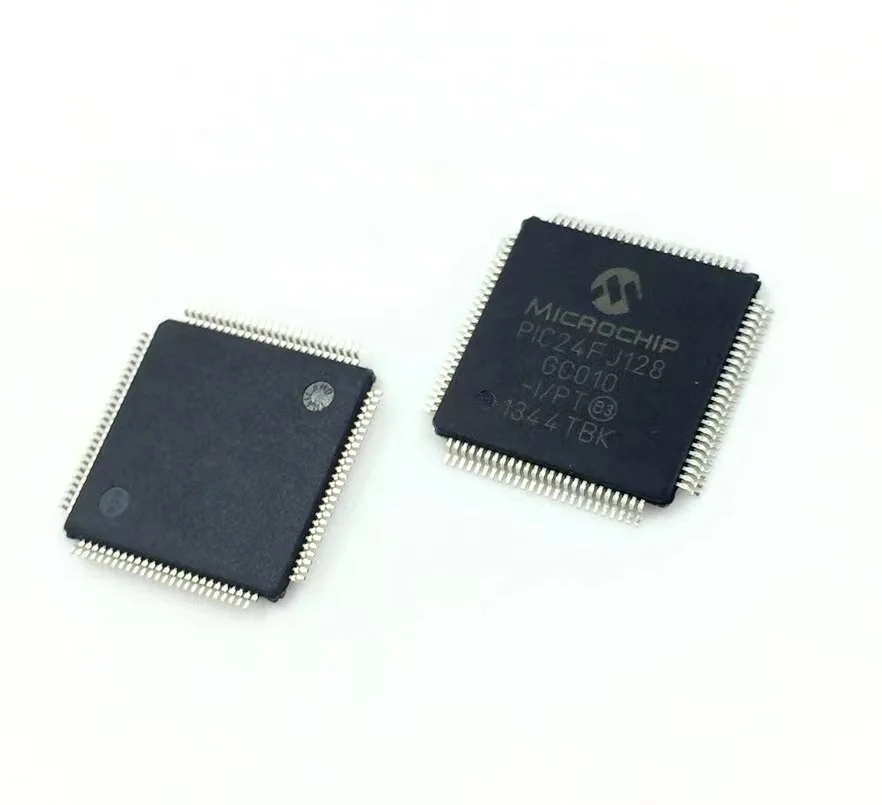 Original Integrated Circuit (PIC24FJ128GC010-I/PT)16-bit Microcontroller-MCU PIC24F Advanced Analog XLP Electronics Components