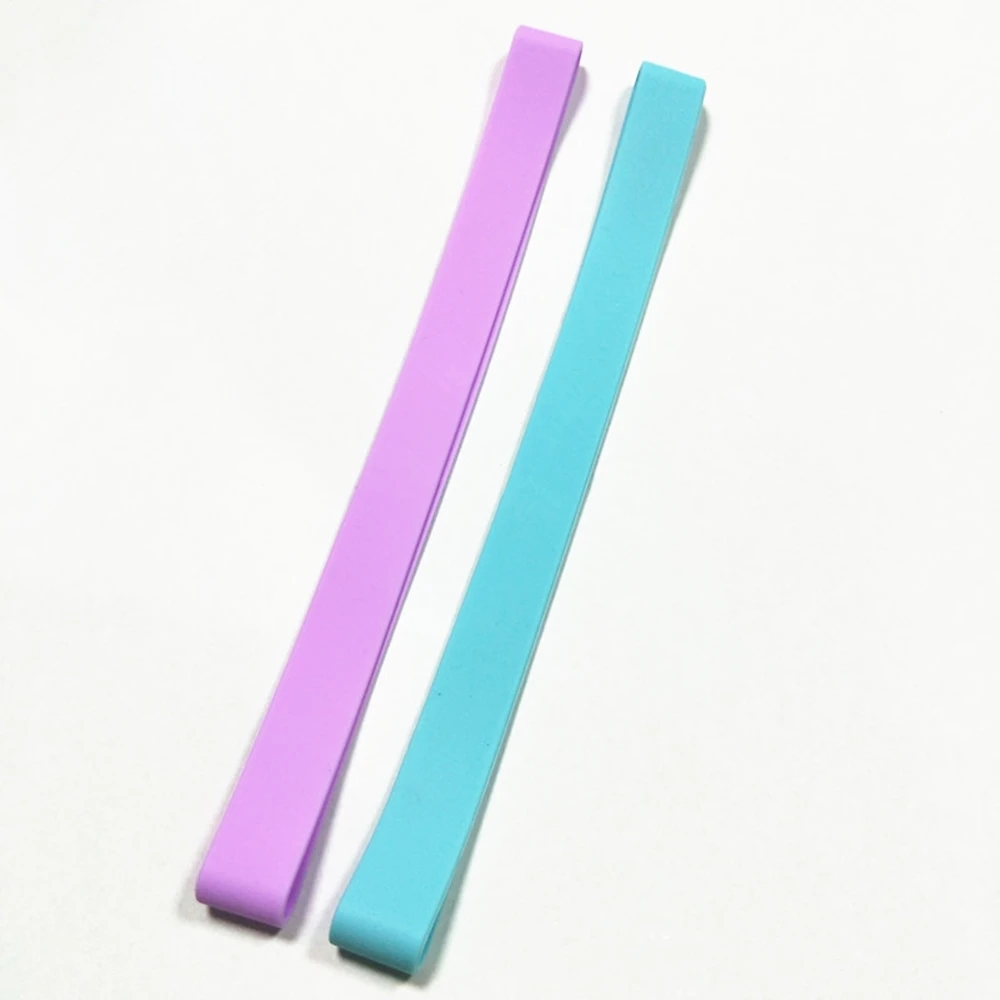 Silicone Rubber Bands Elastic Rubber Wrapping Bands Colored Rubber Bands for Wrapping Notebook Outdoor File Folders Office Home