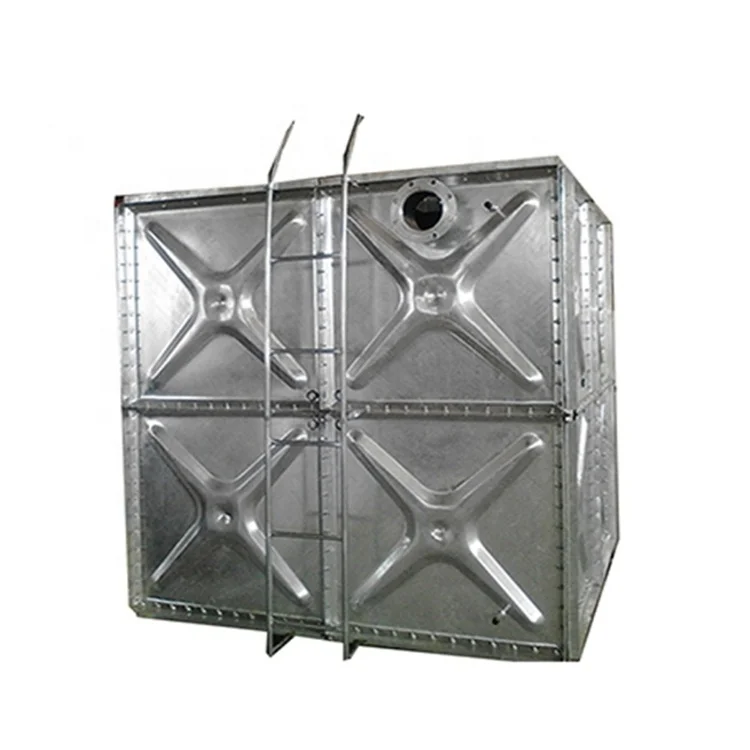Оцинкованный стальной резервуар для воды с звездообразной пластиной