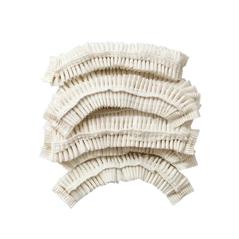 Customized 100% compostable Biodegradable Eco Friendly Waterproof Transparent Disposable shower Hair Cover For Hotel Travel