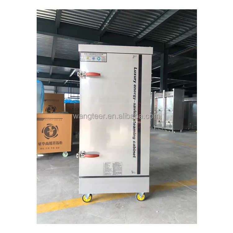 Automatic 8 /10/12/24 tray Steamer round Noodle  Food Gas Electric dumpling Rice Steaming Machine