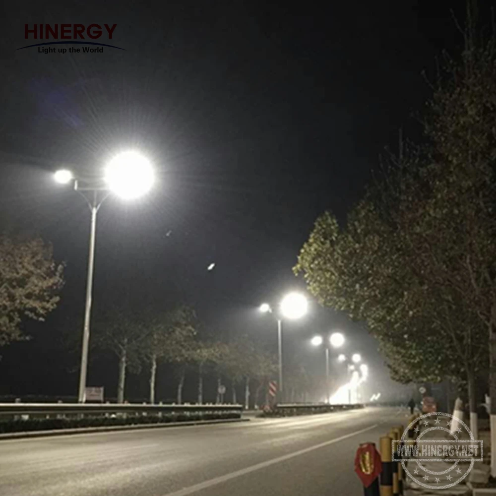  Hinergy регулируемый источник света высокий люмен все в одном Встроенный солнечный светодиодный уличный