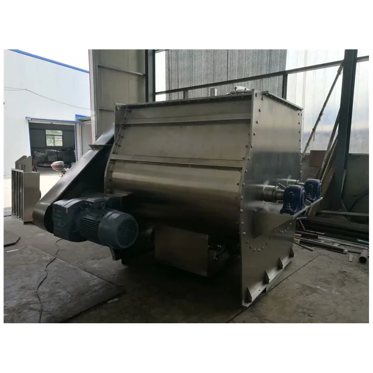 Feed biaxial blade mixer Veterinary medicine biaxial blade mixer