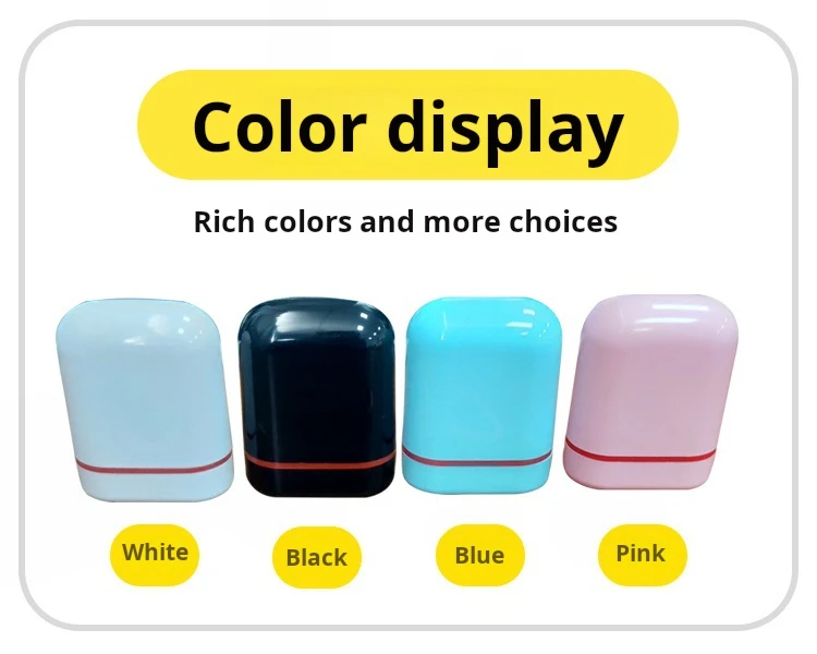 Self Inking Rubber Flash Personalized Custom Logo Seal Stamp Fabric Name Stamp Children Toy Signature Stamp
