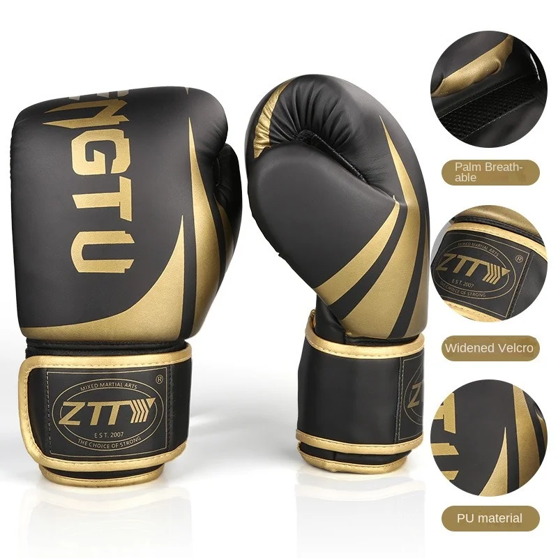 Wholesale Adult Boxing Gloves Protective Gear Tear-resistant PU Rubber and Plastic Liner Gloves