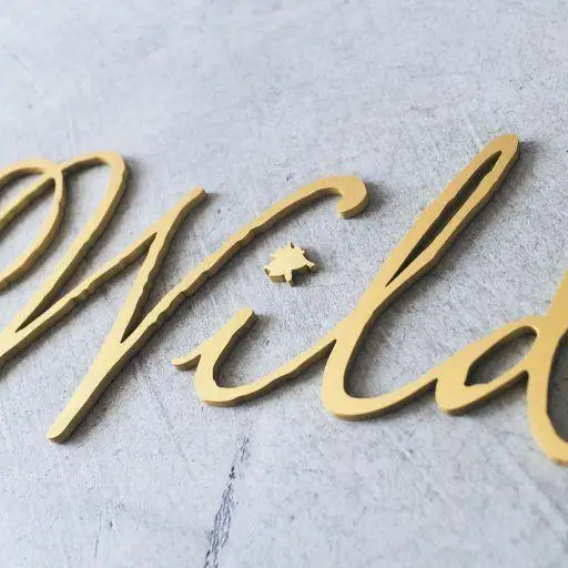 Custom Indoor Outdoor Mirror Polished Gold Color Stainless Steel Letter 3D Metal Alphabet Letters For Store