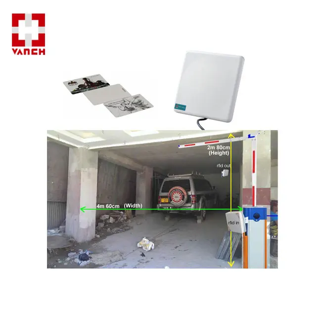 Vanch uhf reader wiegand 25m for vehicle tracking TCP IP multiple interfaces 18000-6C protocol long range 9dbi uhf rfid  reader