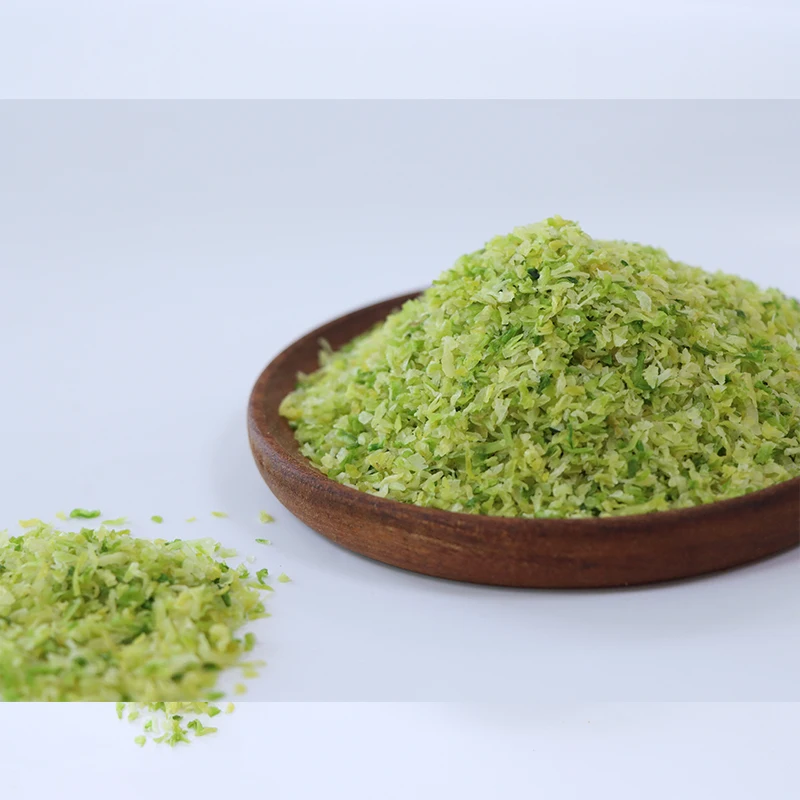 DRIED CABBAGE FLAKE 2X2MM GREEN COLOR HEALTH VEGETABLE COVIENT FOOD