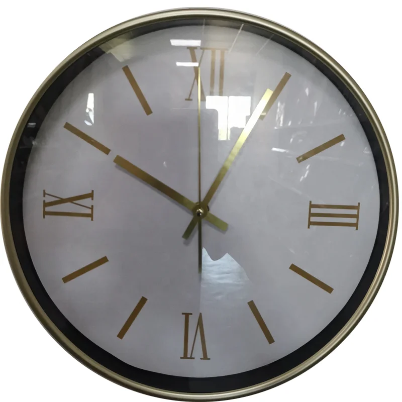 Wholesale Fashion European Retro Creative 12Inch Special Modern Design 3D Look Wall Clock For Living Room