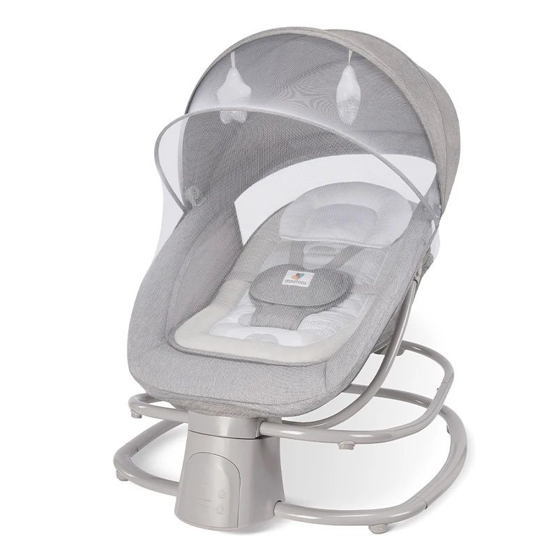 New and updated Mastela Baby Bouncer 4 In 1multi function Musical Vibrating Electric Rocking Chair With Dining Plate