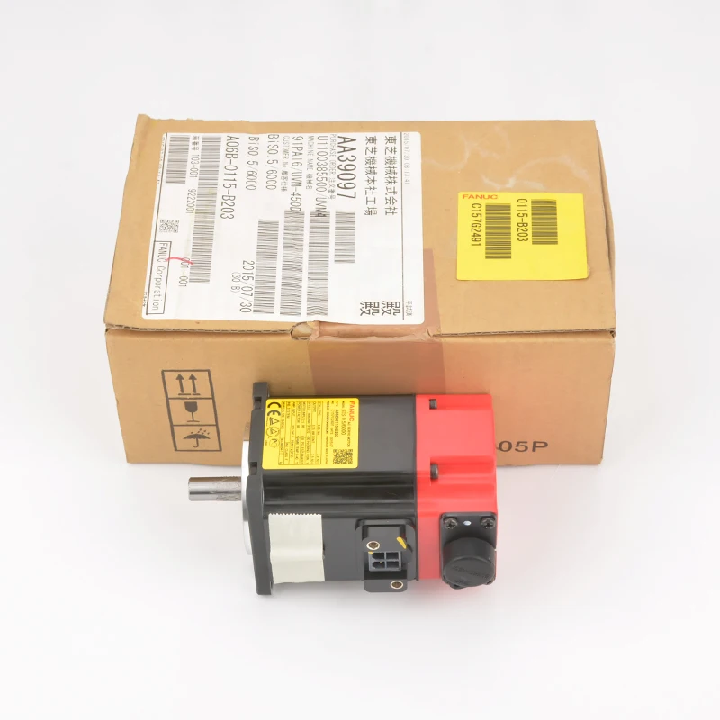 Двигатель переменного тока Fanuc A06B-0115-B203, японский двигатель fanuc, Серводвигатель fanuc, a06b-0115-b403