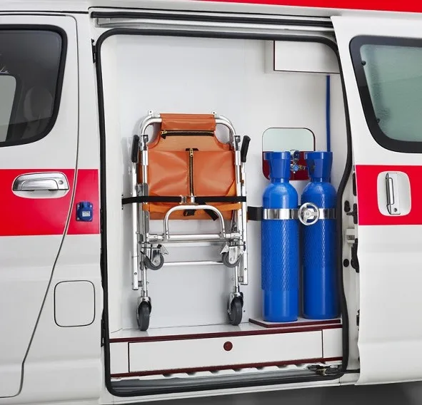 Convenient Flexible Aluminum Alloy Metal Folding Patient Transfer Stair Chair Stretcher For Ambulance