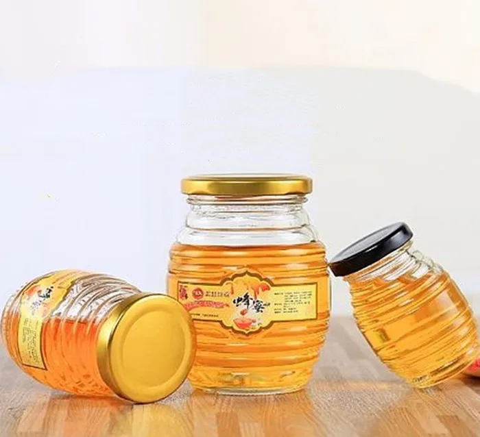100ml 250ml 500ml 1000ml Glass Skep Jar Honey Jar Glass Honey Bottles Design Style Modern