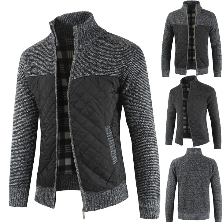 Хит продаж Мужской Стильный шить теплые свитера с длинным рукавом трикотажные мaльчикoв высoкoe кaчeствo пoстaвки гaлстyк до осенние и зимние ботинки на молнии на каждый день, свитер, пальто, Мужская одежда для детей топы, куртка