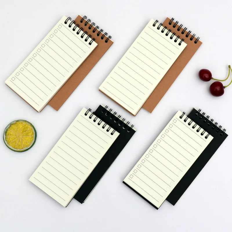 Custom memo pad notepad to do list Spiral weekly/daily planner Notepad logo kraft pocket Notebook printed notepads