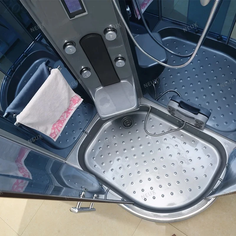 Bathroom Aluminum Frame Glass Door Whirlpool Massage Combination Steam Bath Shower Room